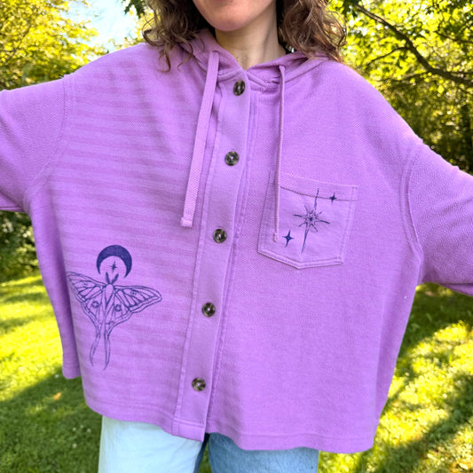 Hooded Moth Sweater - 2X