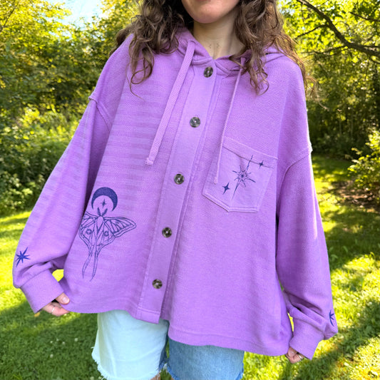 Hooded Moth Sweater - 2X