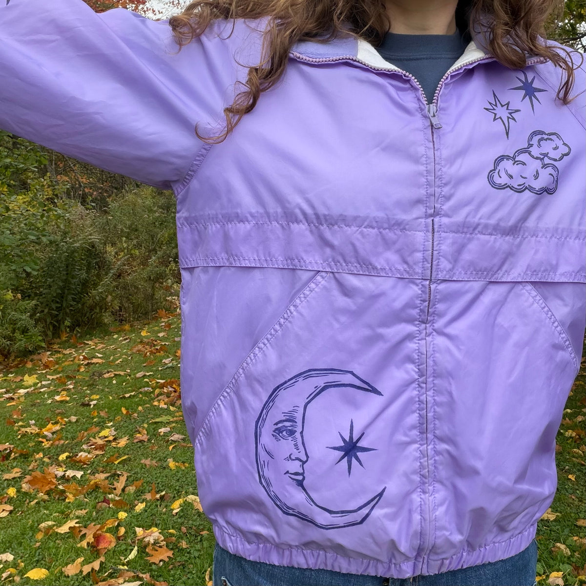 Whimsy Moon Windbreaker - M