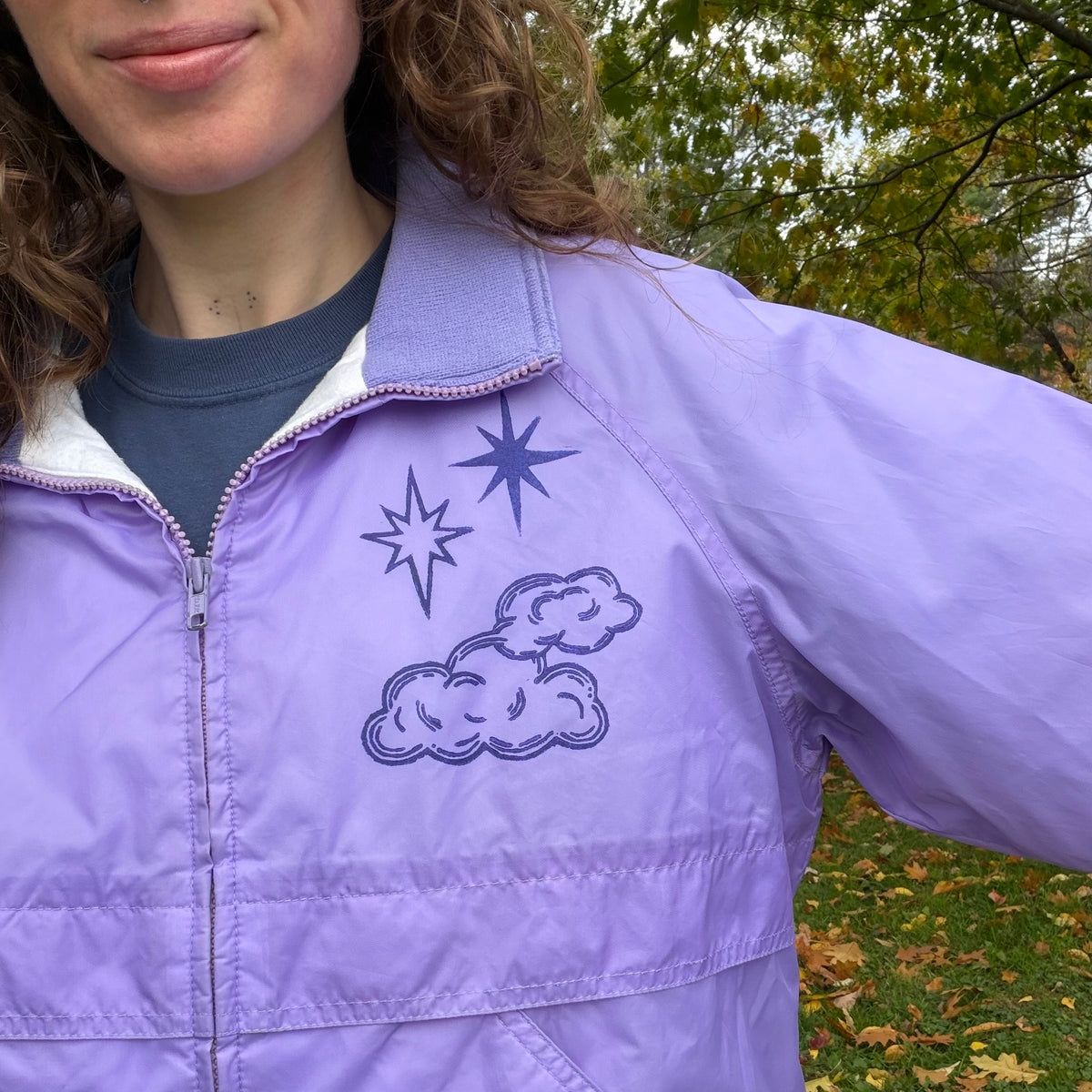 Whimsy Moon Windbreaker - M