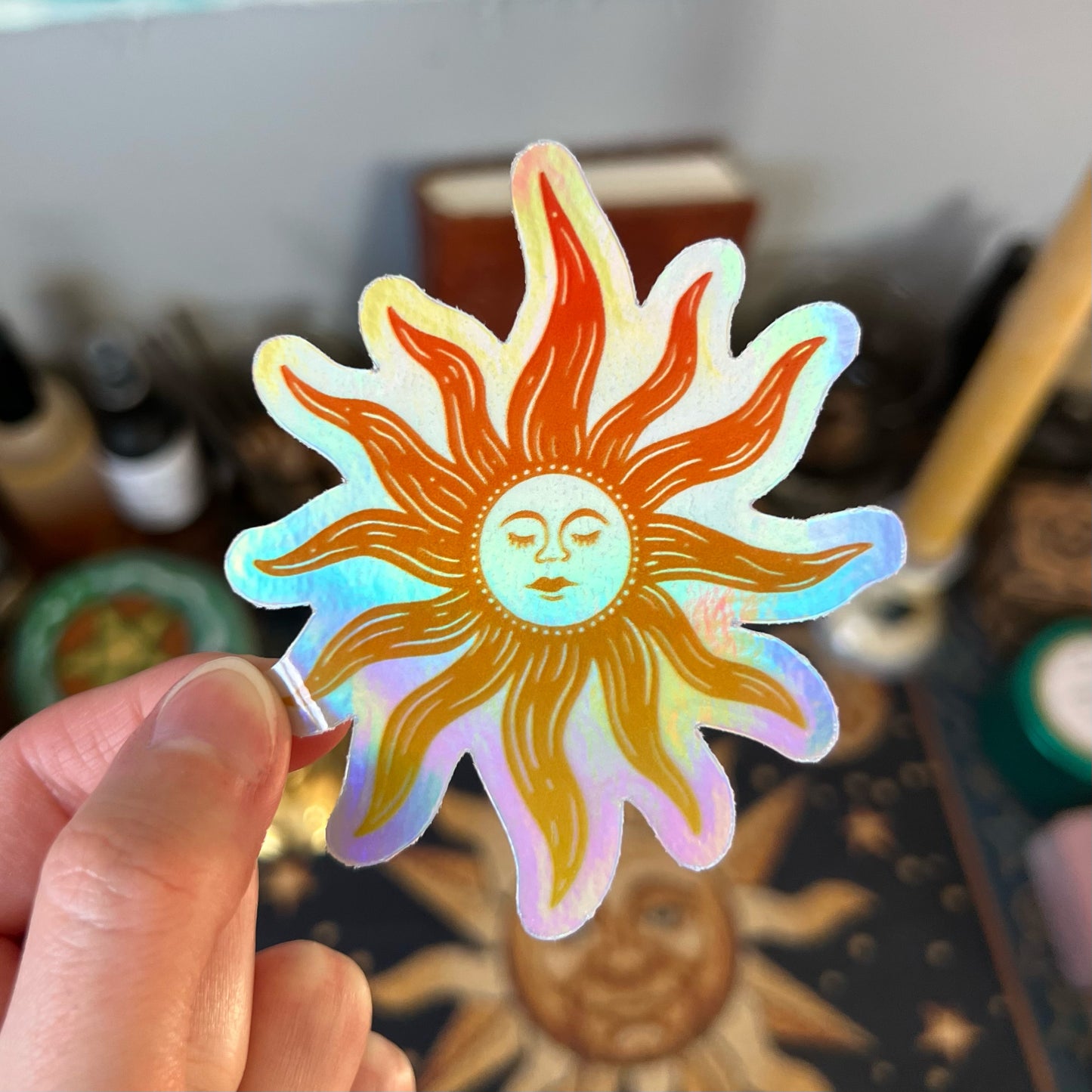 Holo Sun Sticker