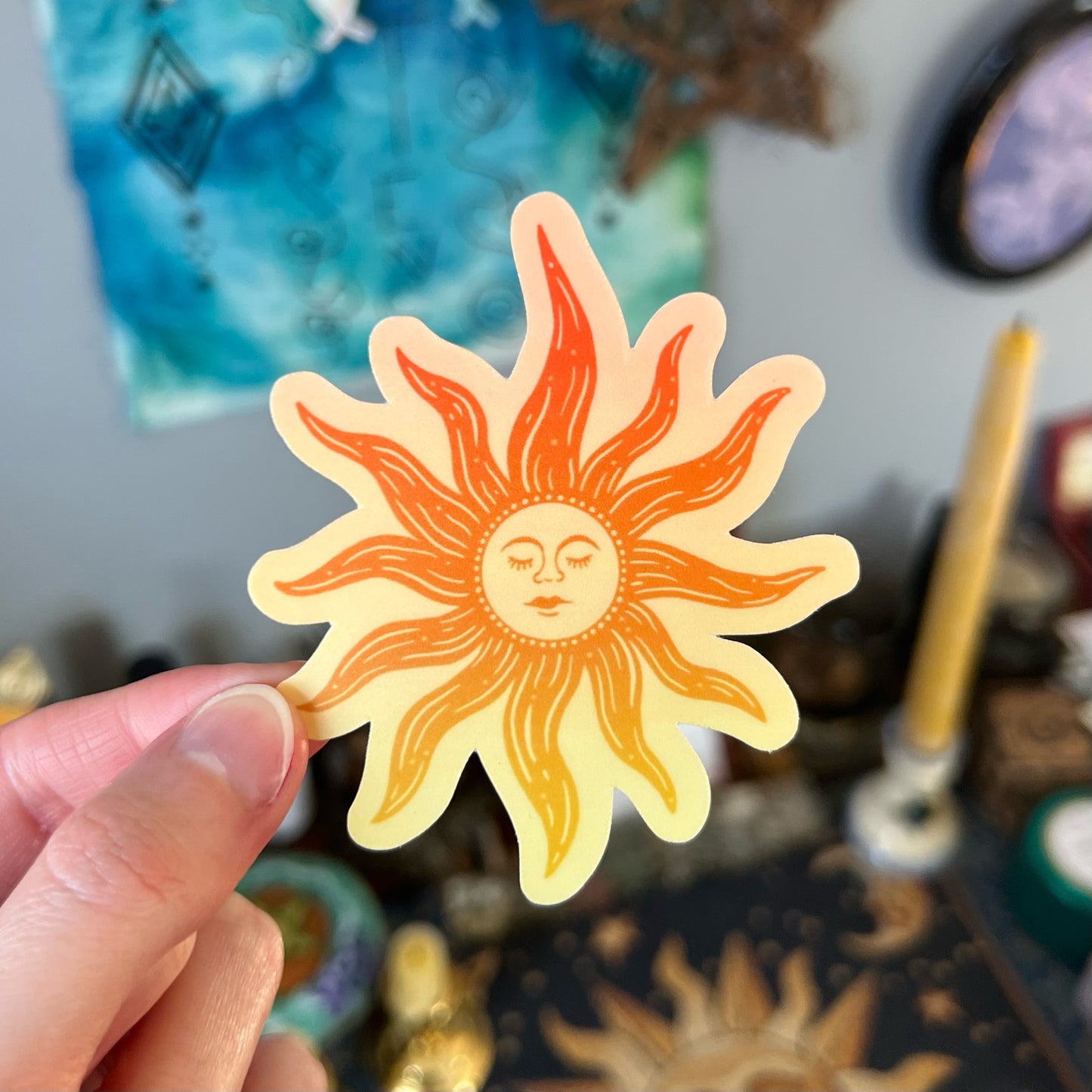 Sun Sticker
